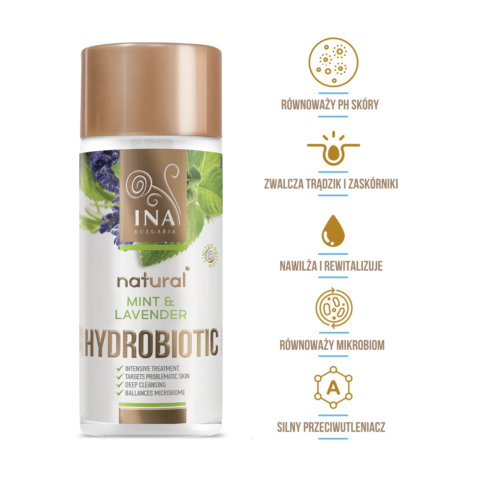 Hydrobiotic - Lawenda & Mięta - intensywna pielęgnacja skóry Trądzikowej - Image 3