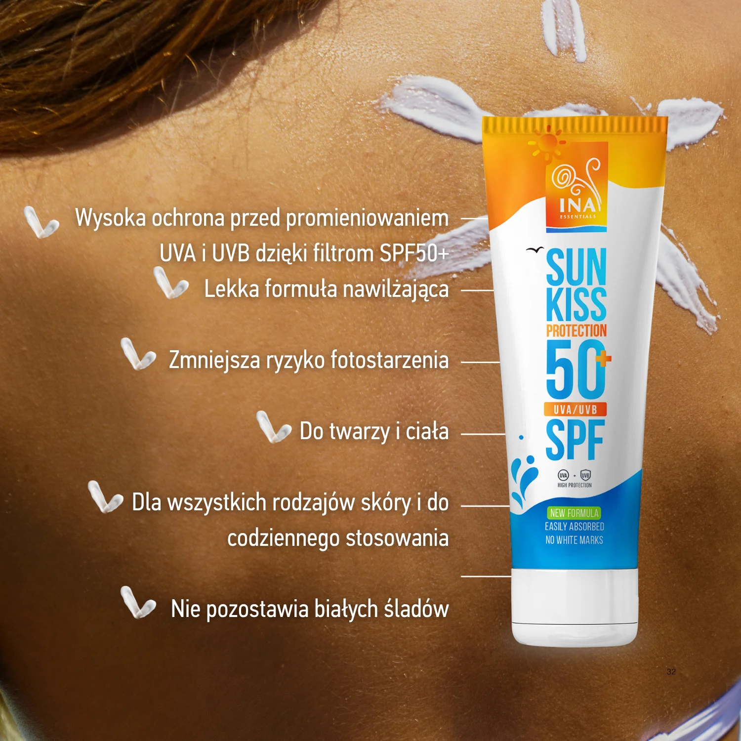 Naturalna Ochrona Przeciwsłoneczna do Twarzy i Ciała SPF 50+ z Organiczną Jodłą Białą - Image 4