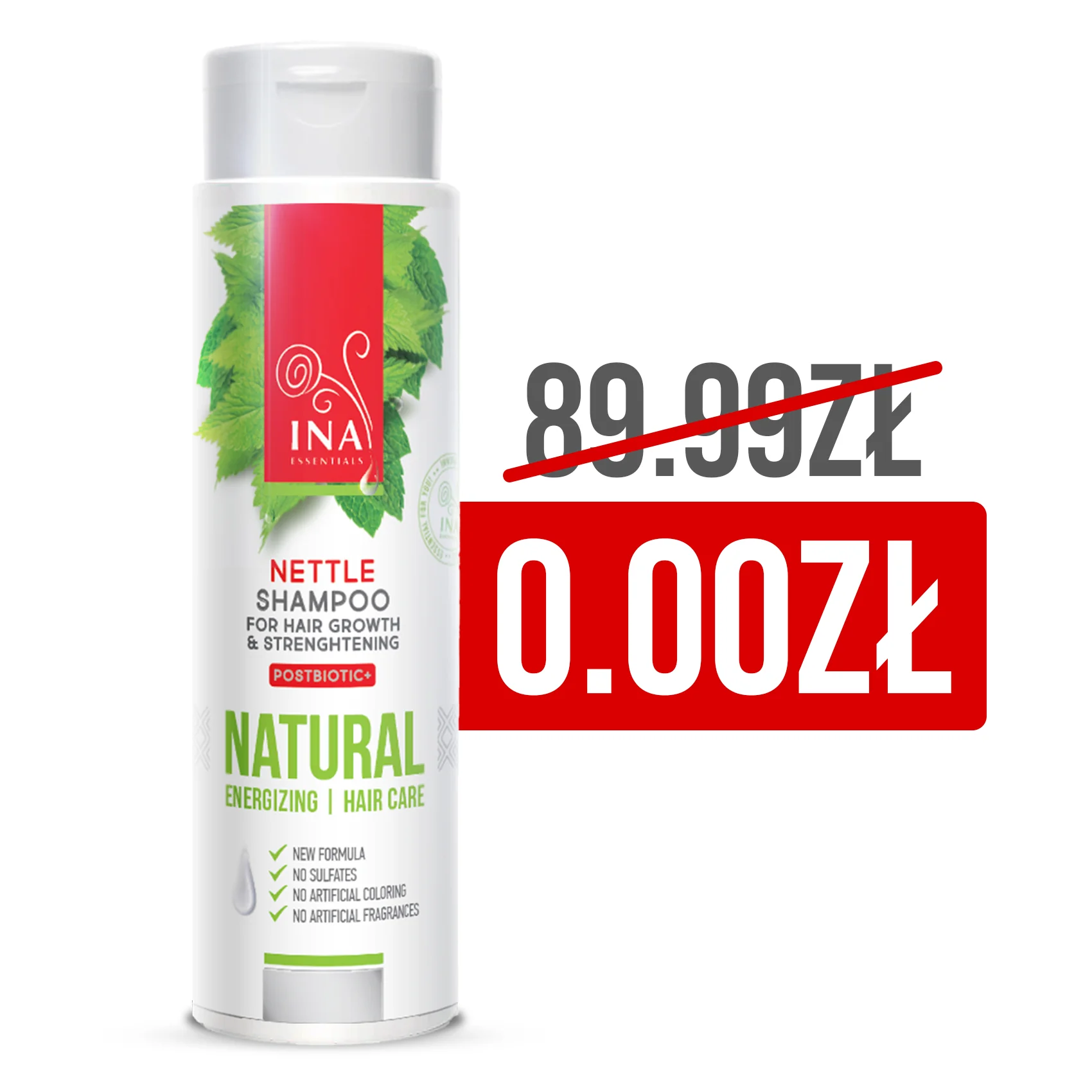 + Prezent Naturalny szampon z Dzikiej Pokrzywy - Szampon na Wypadanie włosów - Image 2