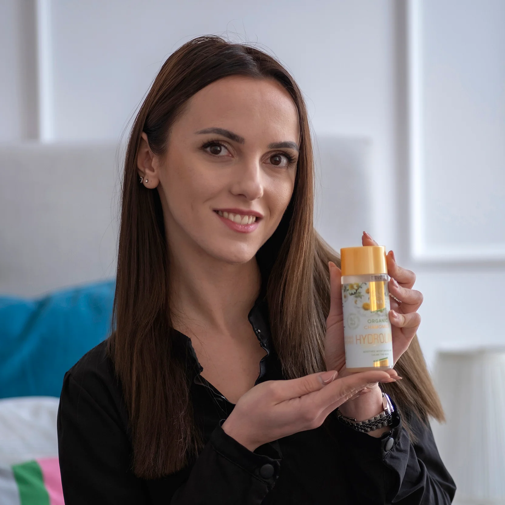 Organiczna woda Rumiankowa - Hydrolina na Egzemę i Podrażnioną skórę - Image 4